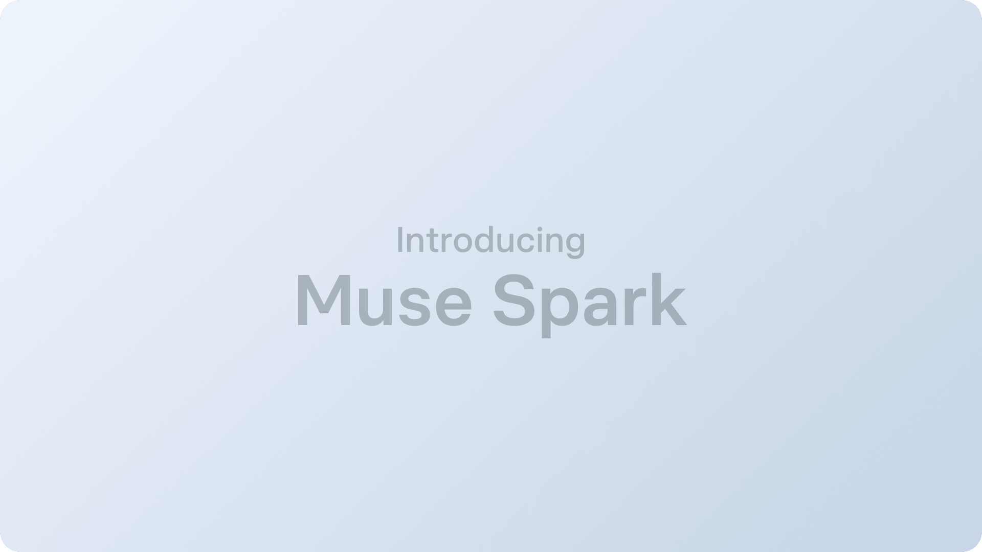 Meta Muse Spark